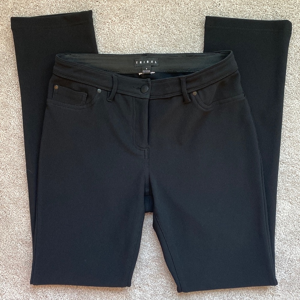 Tribal Black Stretchy Pants